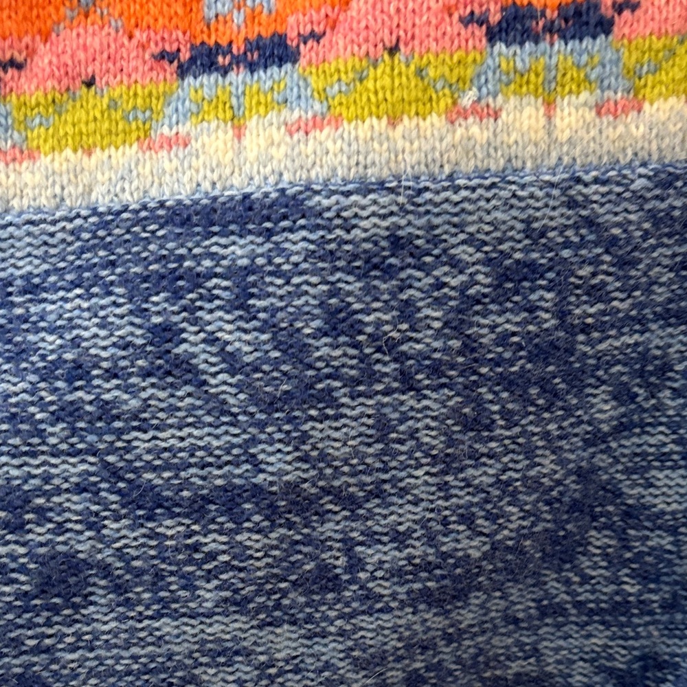 Sundance Lambswool Angora Patchwork Cardigan Swea… - image 7